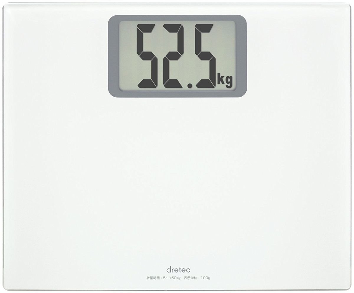 (未使用･未開封品)ドリテック 大画面体重計 ボディスケール グランデ ホワイト BS-163WT Amazon.co.jp: ドリテック 大画面体重計 ボディスケール